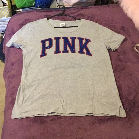 Pink By Victoria Secret Heather Grey Tee - Picture 14 of 15